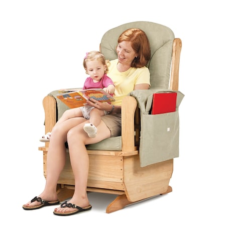Jonti-Craft Glider Rocker, Beige Cushions 8164JC